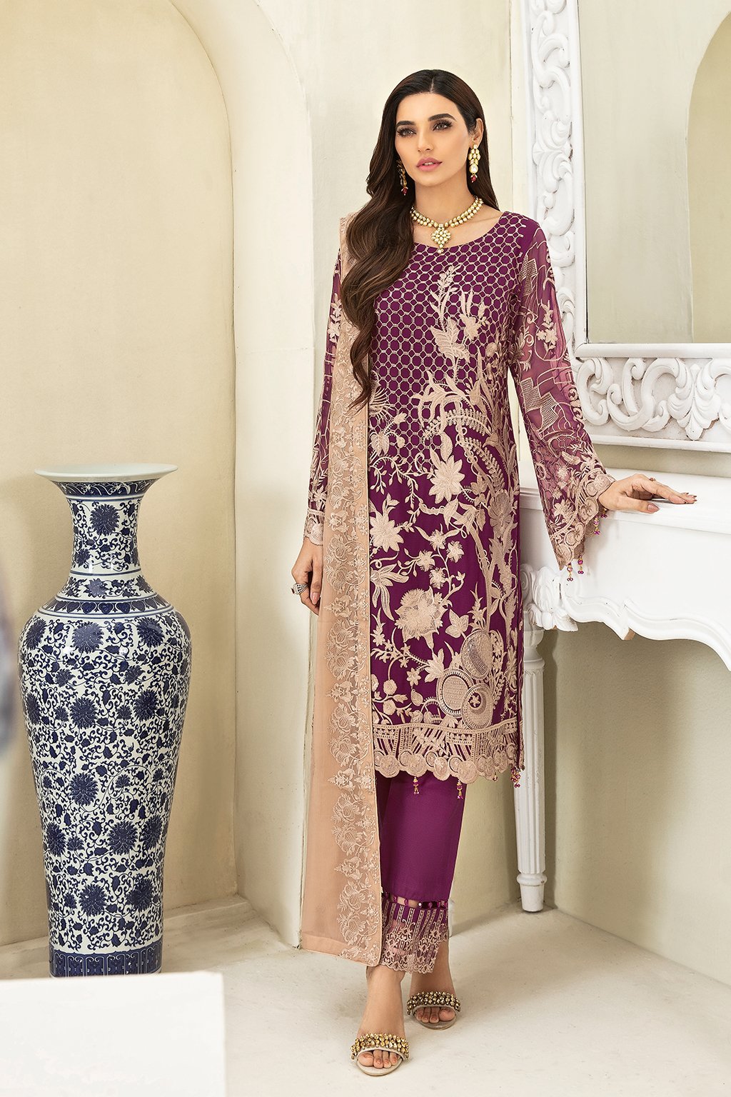 Ramsha Chevron Vol - 3 Chiffon Collection - A-307