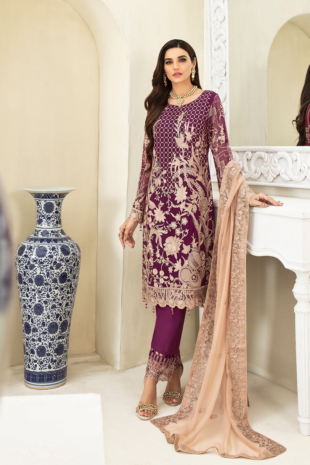 Ramsha Chevron Vol - 3 Chiffon Collection - A-307