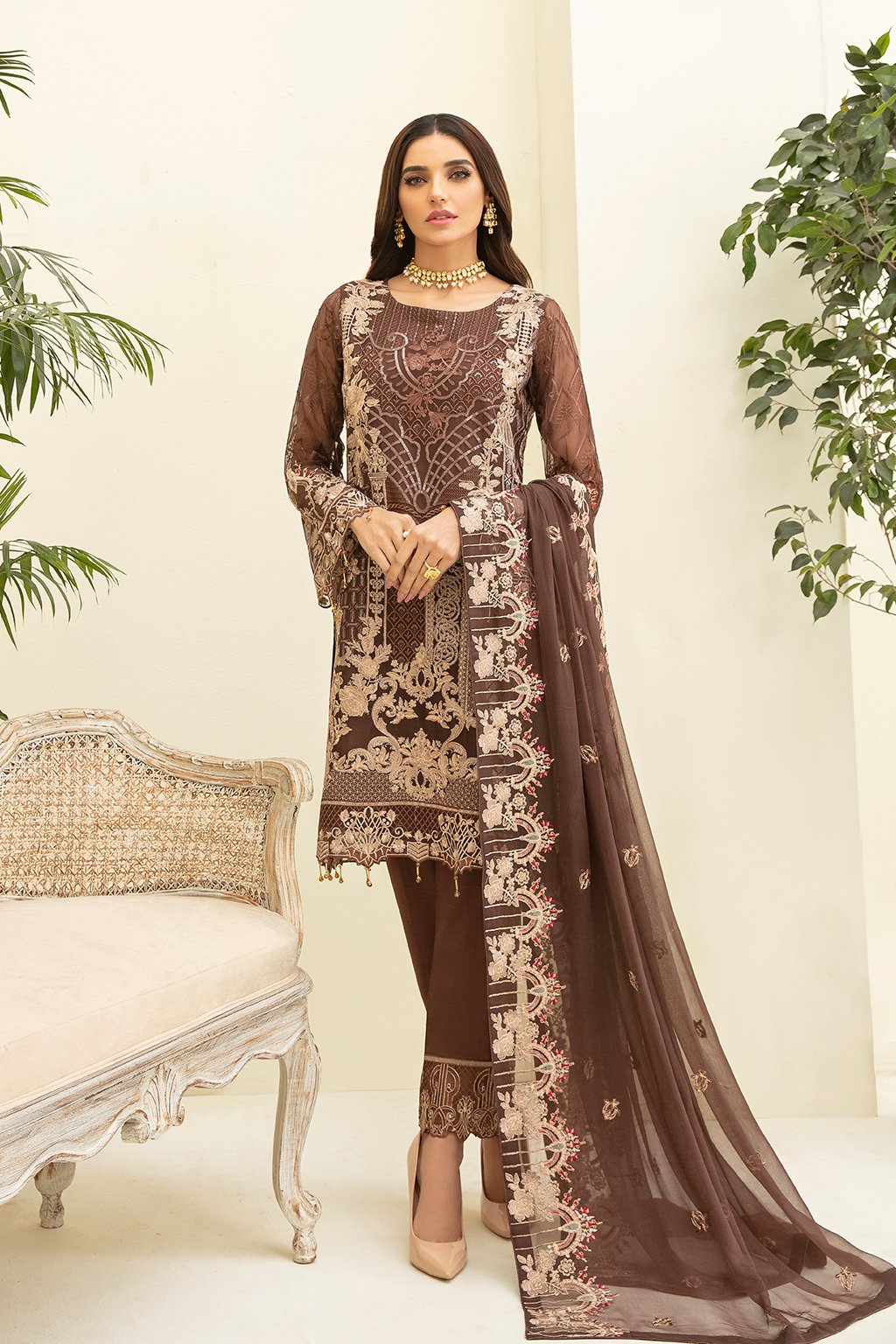 Ramsha Chevron Vol - 3 Chiffon Collection - A-309