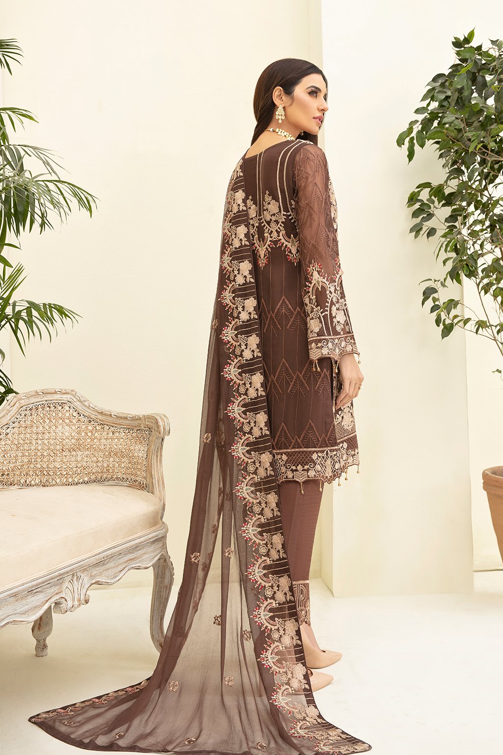 Ramsha Chevron Vol - 3 Chiffon Collection - A-309