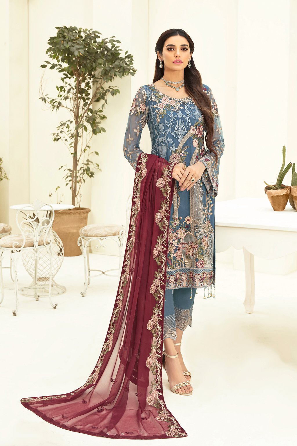 Ramsha Chevron Vol - 3 Chiffon Collection - A-311