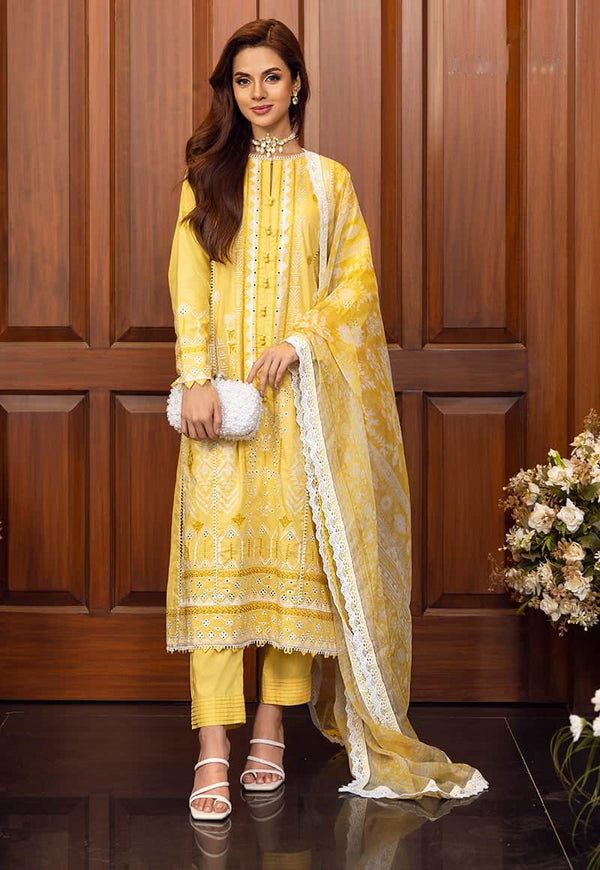 Asim Jofa Prints Embroidered Lawn Suits | AJAA-03