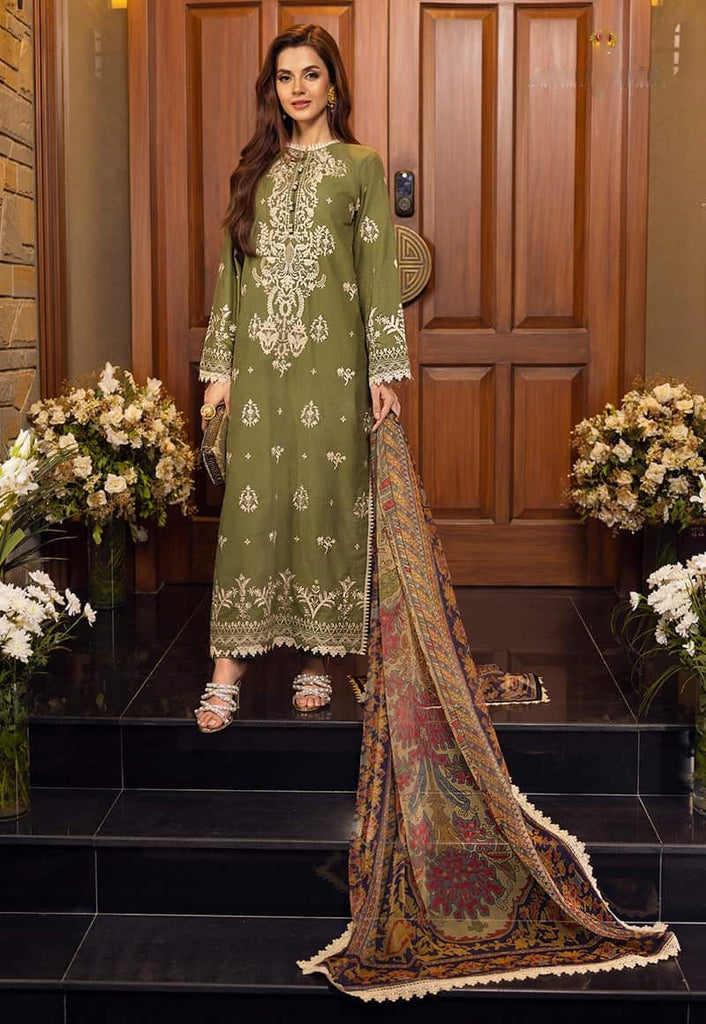 Asim Jofa Prints Embroidered Lawn Suits | AJAA-04