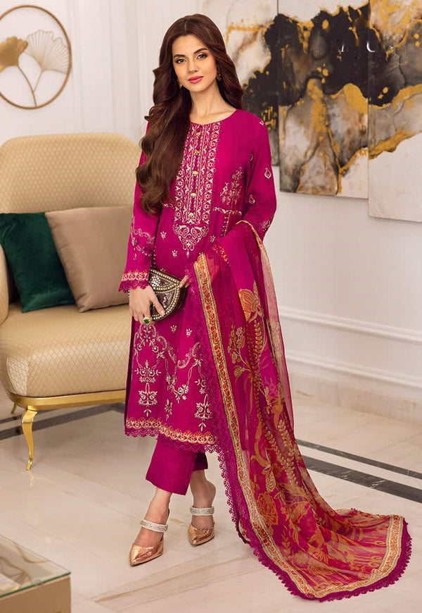 Asim Jofa Prints Embroidered Lawn Suits | AJAA-05