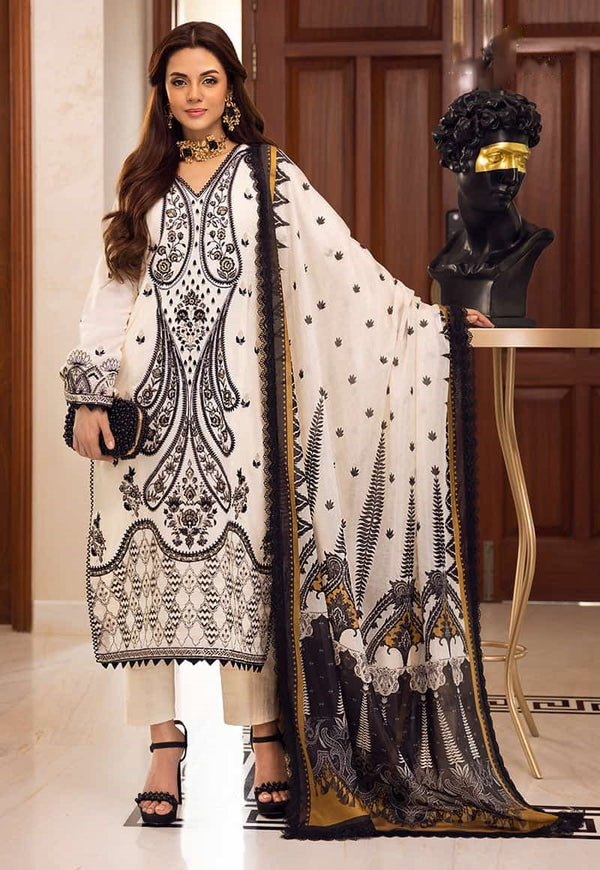Asim Jofa Prints Embroidered Lawn Suits | AJAA-09