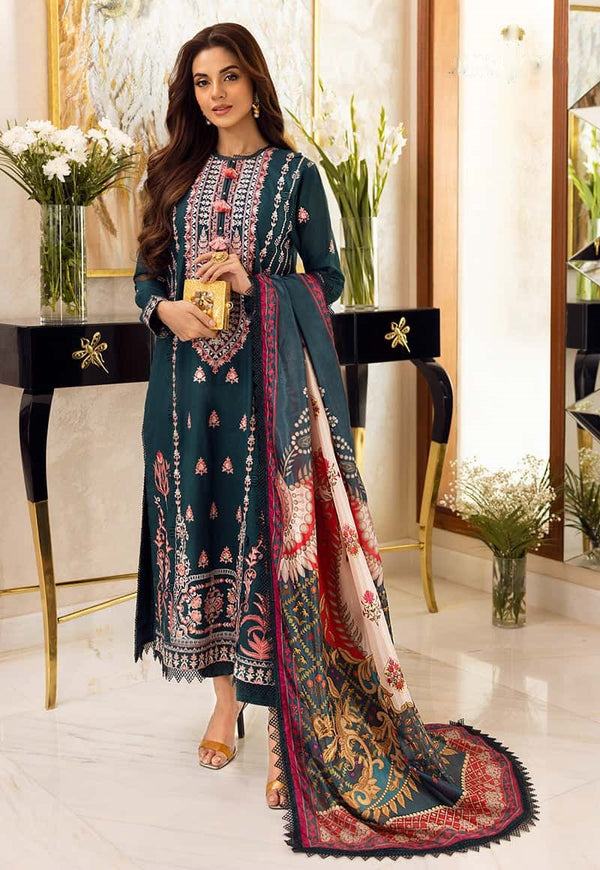 Asim Jofa Prints Embroidered Lawn Suits | AJAA-10