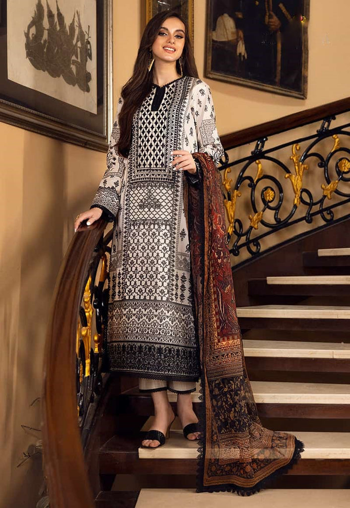 Asim Jofa Prints Embroidered Lawn Suits | AJAA-13