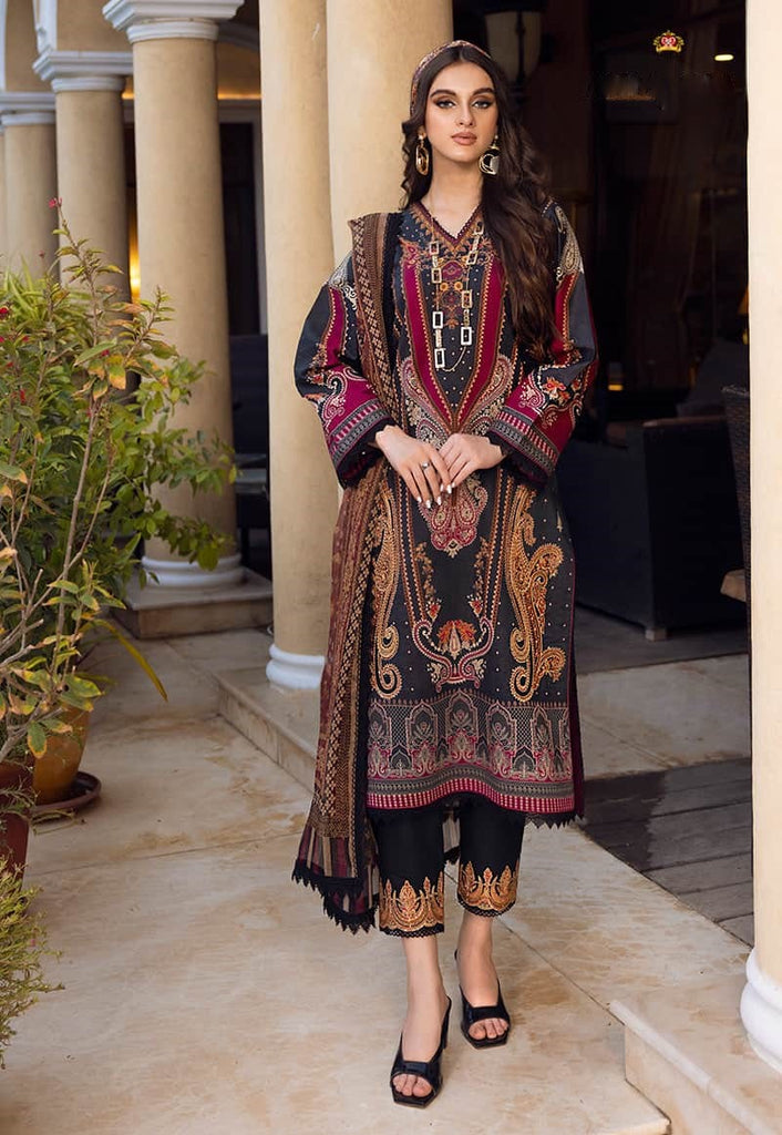 Asim Jofa Prints Embroidered Lawn Suits | AJAA-16