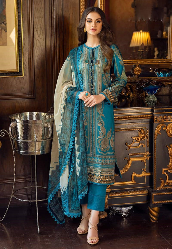 Asim Jofa Prints Embroidered Lawn Suits | AJAA-17