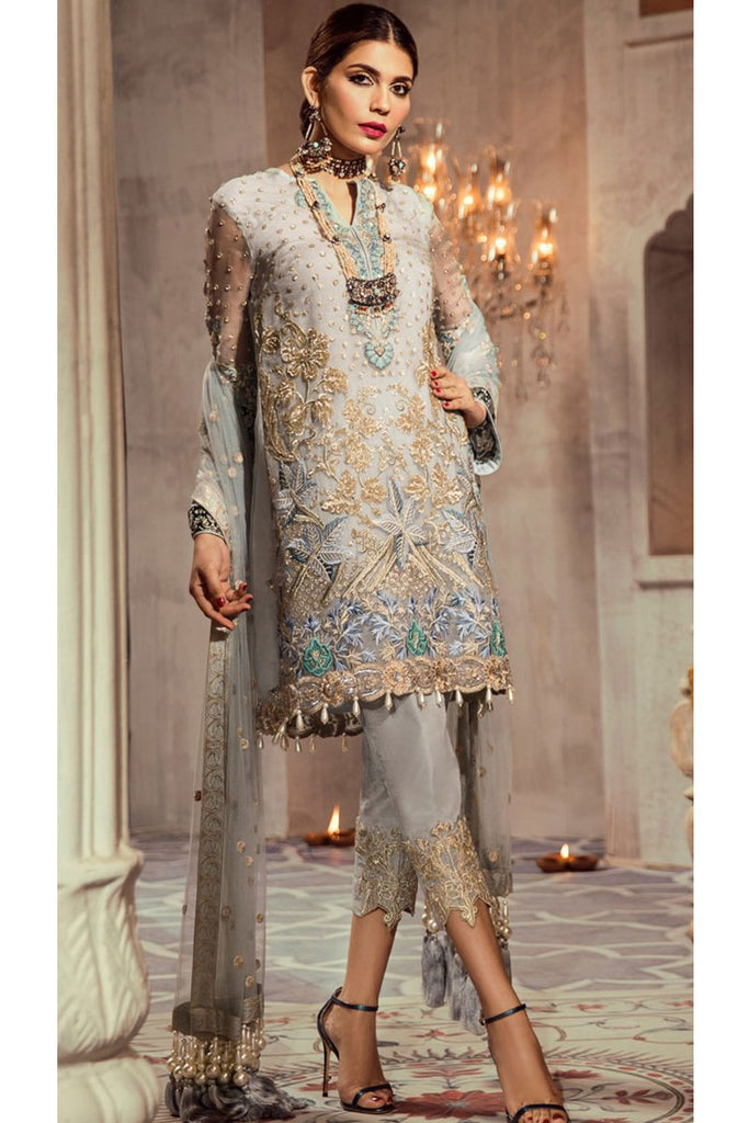 Anaya Riyasat Organza Embroidered Salwar Suit - AK-06