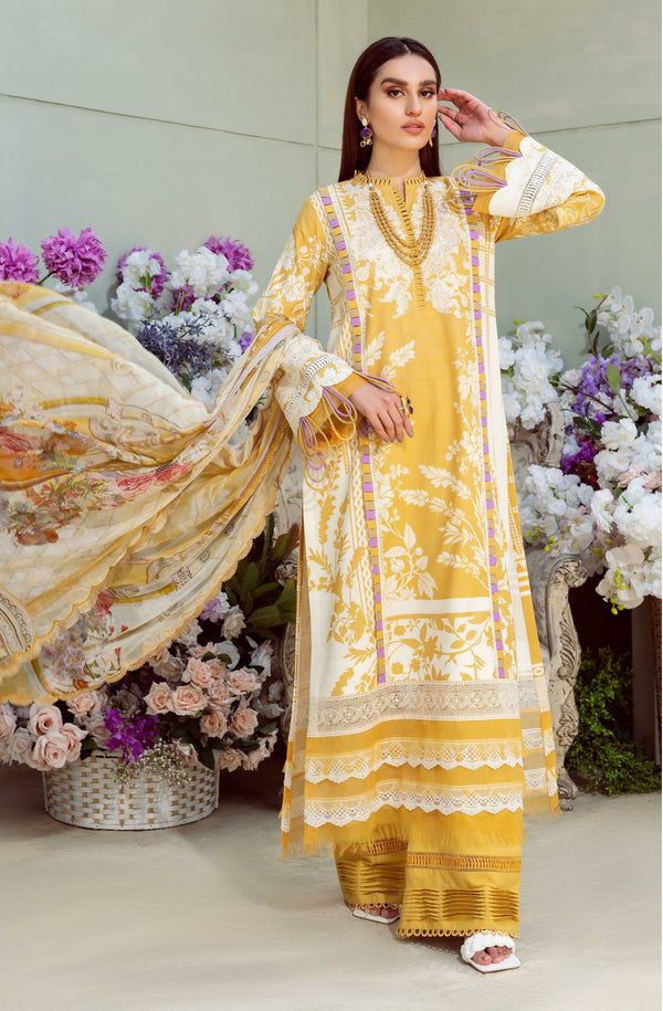 Firdous Jade Bliss Lawn 2022 | BL-19456