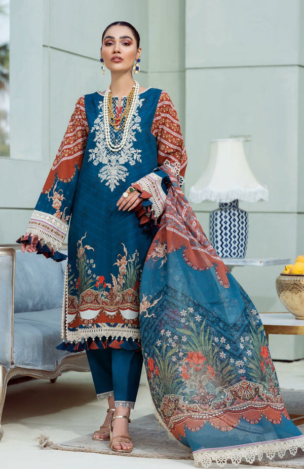 Firdous Jade Bliss Lawn 2022 | BL-19732