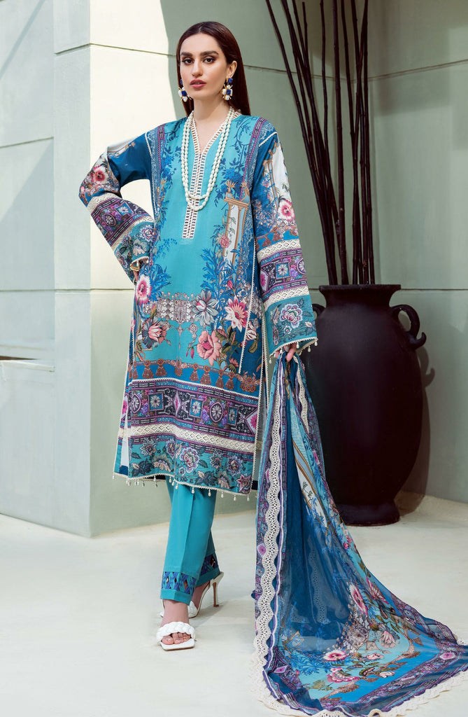 Firdous Jade Bliss Lawn 2022 | BL-19774