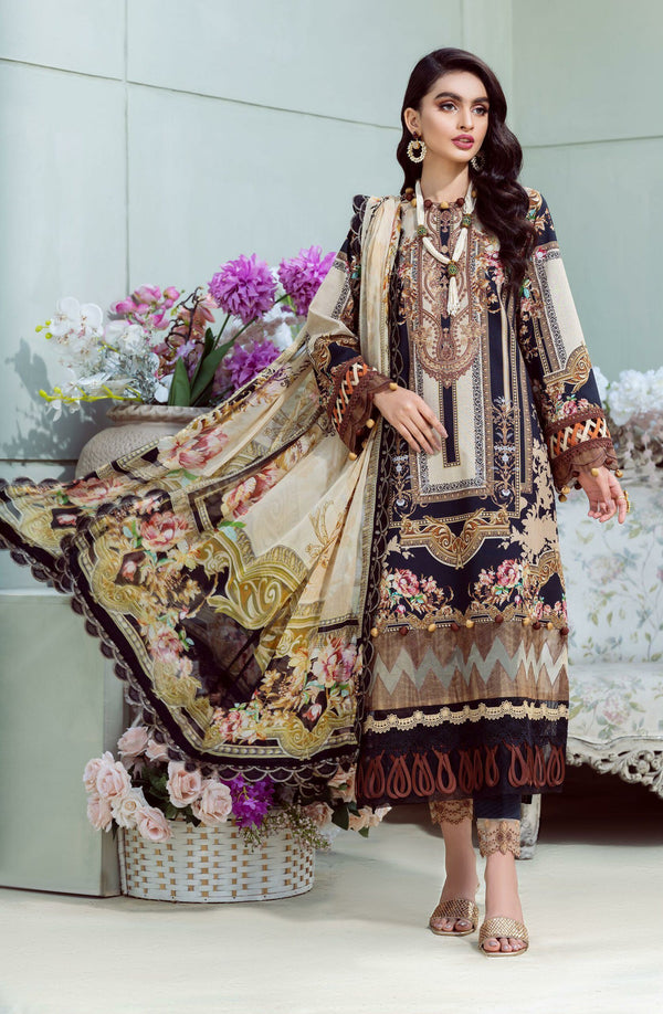 Firdous Jade Bliss Lawn 2022 | BL-19913