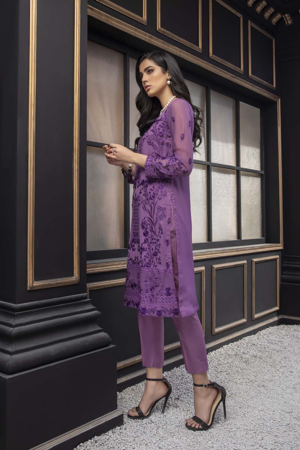 Azure luxury kurti - Bell Flower