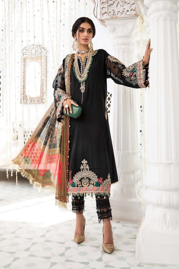 MARIA.B. Eid Lawn 2022 | EL-22-07-Black