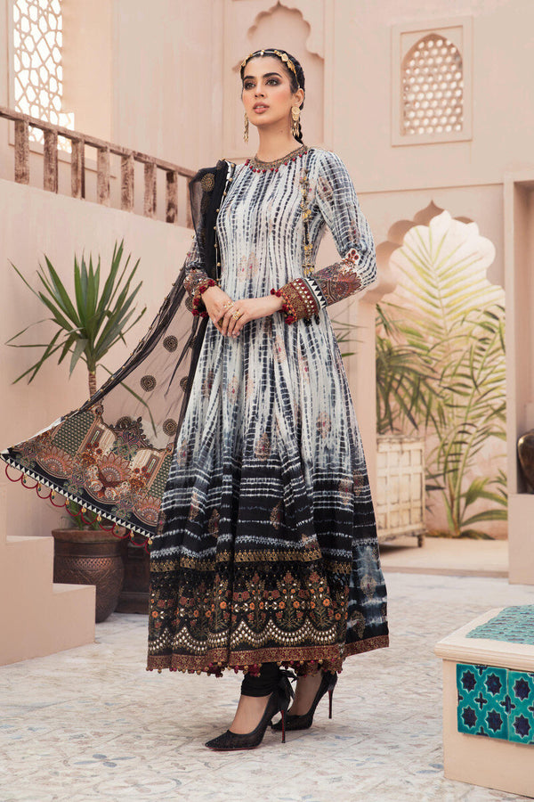 Maria B Eid Lawn 2021 – Black and Kora