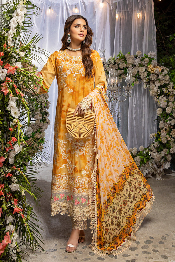 Azure Embroidered Lawn Suits 2022 | Butterscotch