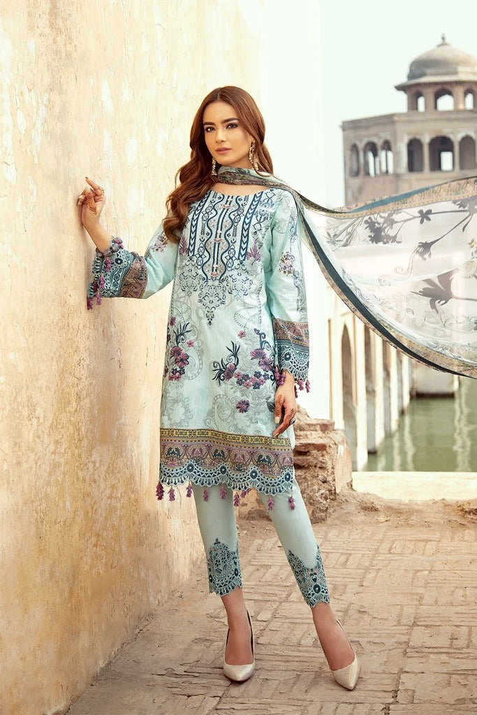 Ramsha Chevron Luxury Lawn Collection - 208