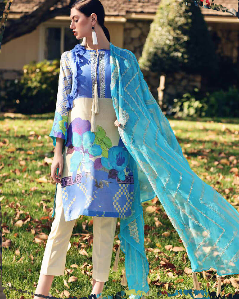 Charizma Lawn Karandi Collection Vol 2 Salwar Suits CK-10