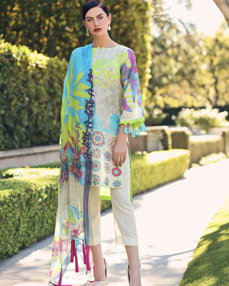 Charizma Lawn Karandi Collection Vol 2 Salwar Suits CK-12