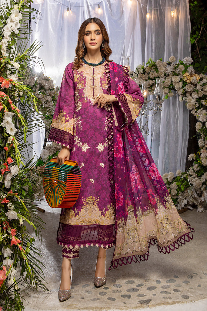 Azure Embroidered Lawn Suits 2022 | Cranberry