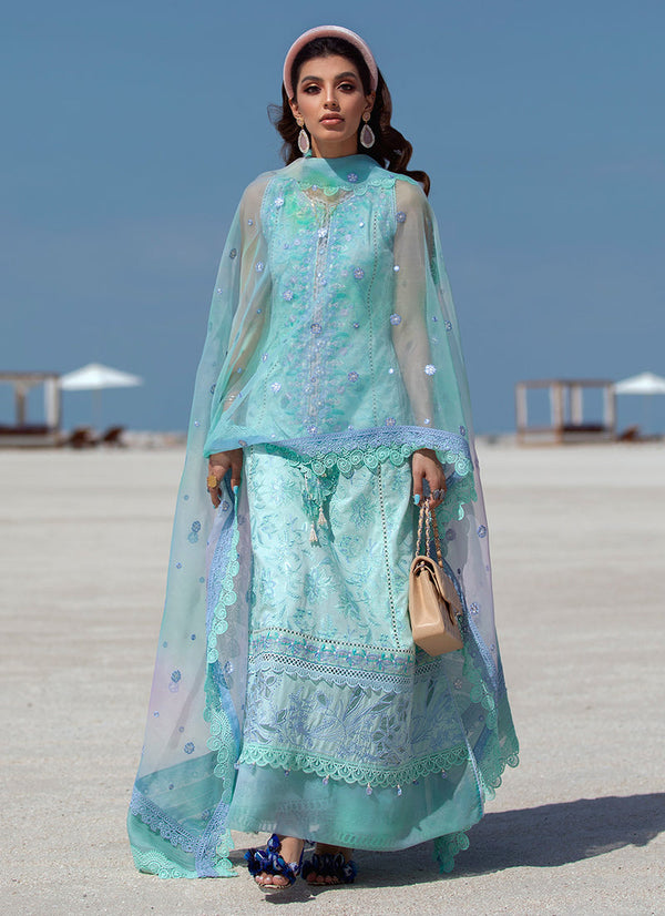 Farah Talib Aziz Lawn Suit 2022 | D-09