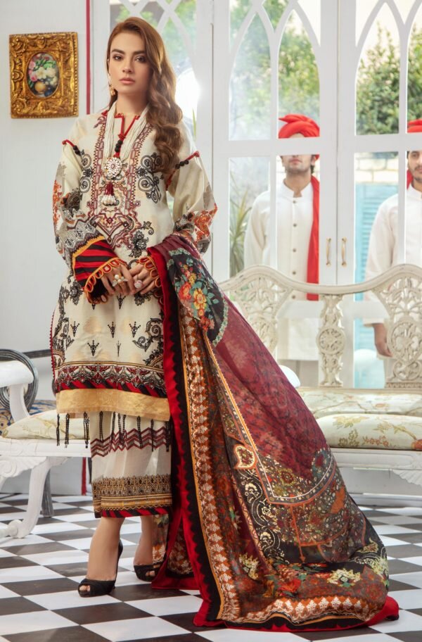 Firdous Grandeur Lawn – D-19589