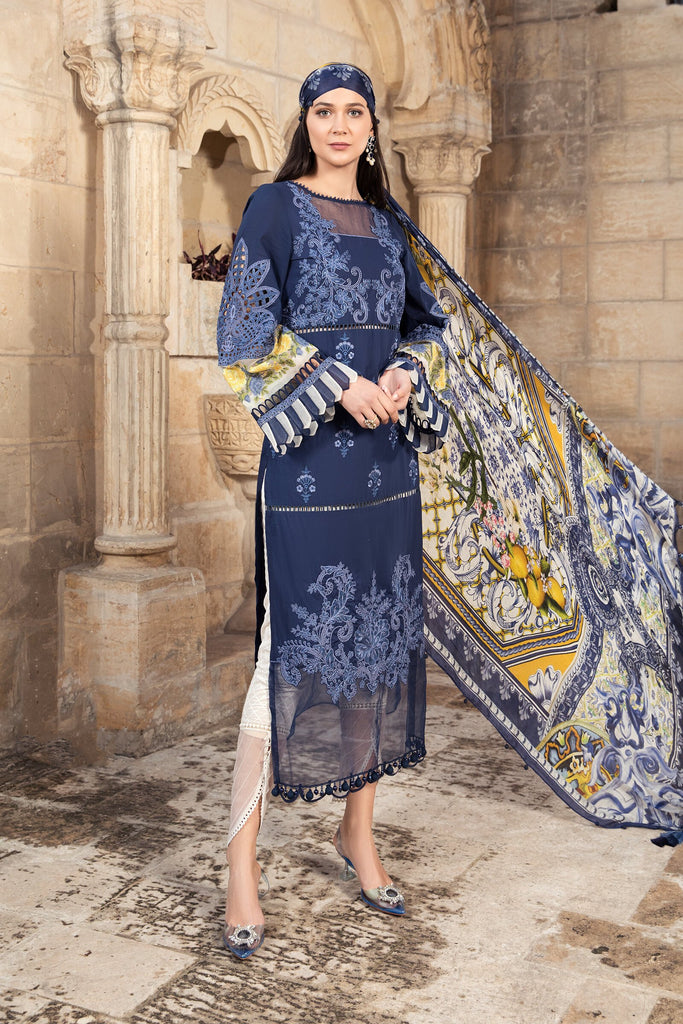 Maria B Unstitched Lawn D-2108-A