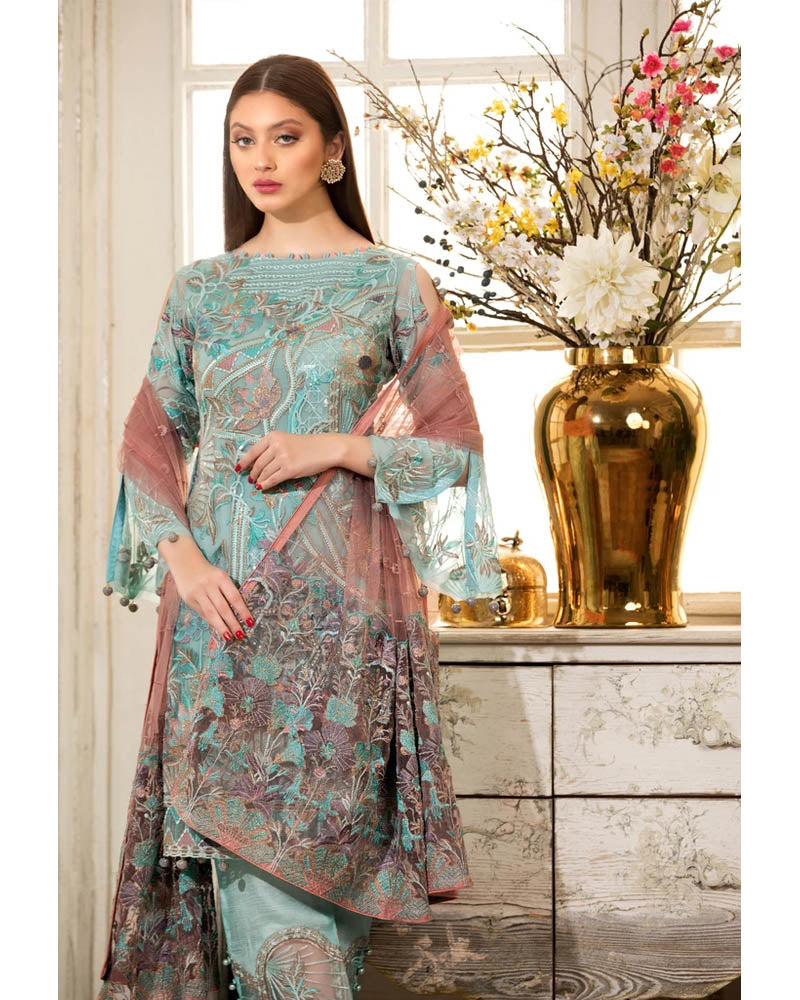 Ramsha Rangoon Collection Vol 4 Pakistani Salwar Suit D-409