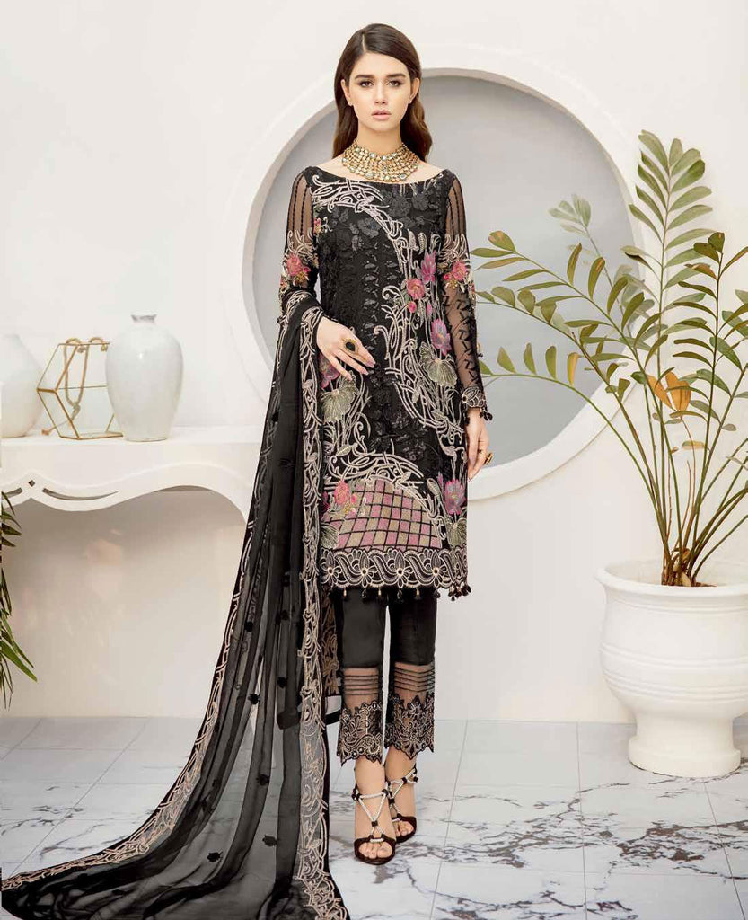 Ramsha Rangoon Volume 5 Original Pakistani Salwar Suit D-503