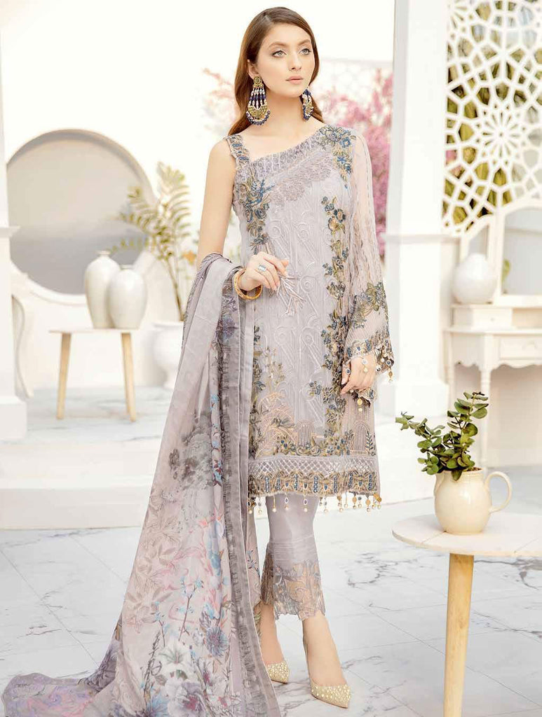 Ramsha Rangoon Volume 5 Original Pakistani Salwar Suit D-508