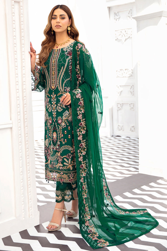 Ramsha Rangoon Lawn Suits Vol-08 2022 - D-802