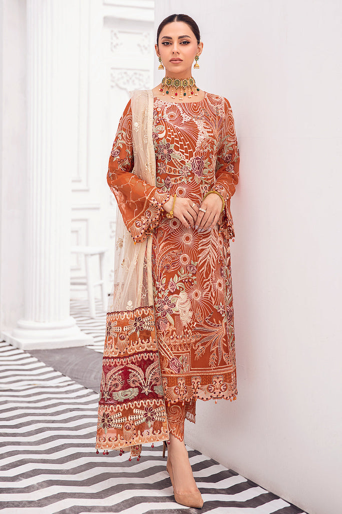 Ramsha Rangoon Lawn Suits Vol-08 2022 - D-806