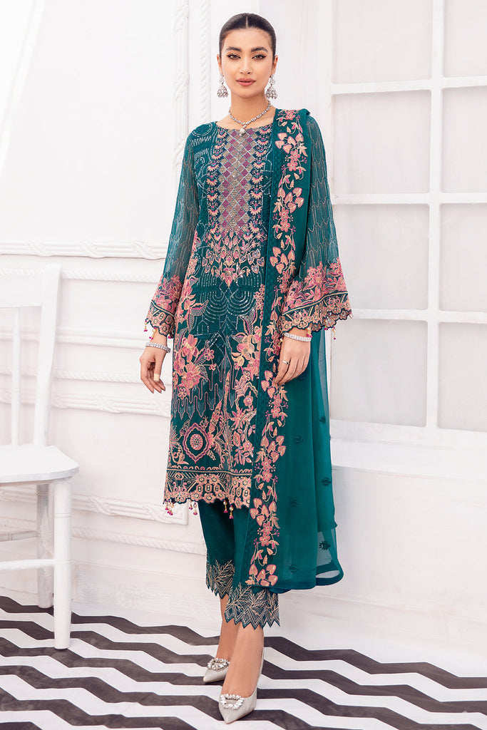 Ramsha Rangoon Lawn Suits Vol-08 2022 - D-808