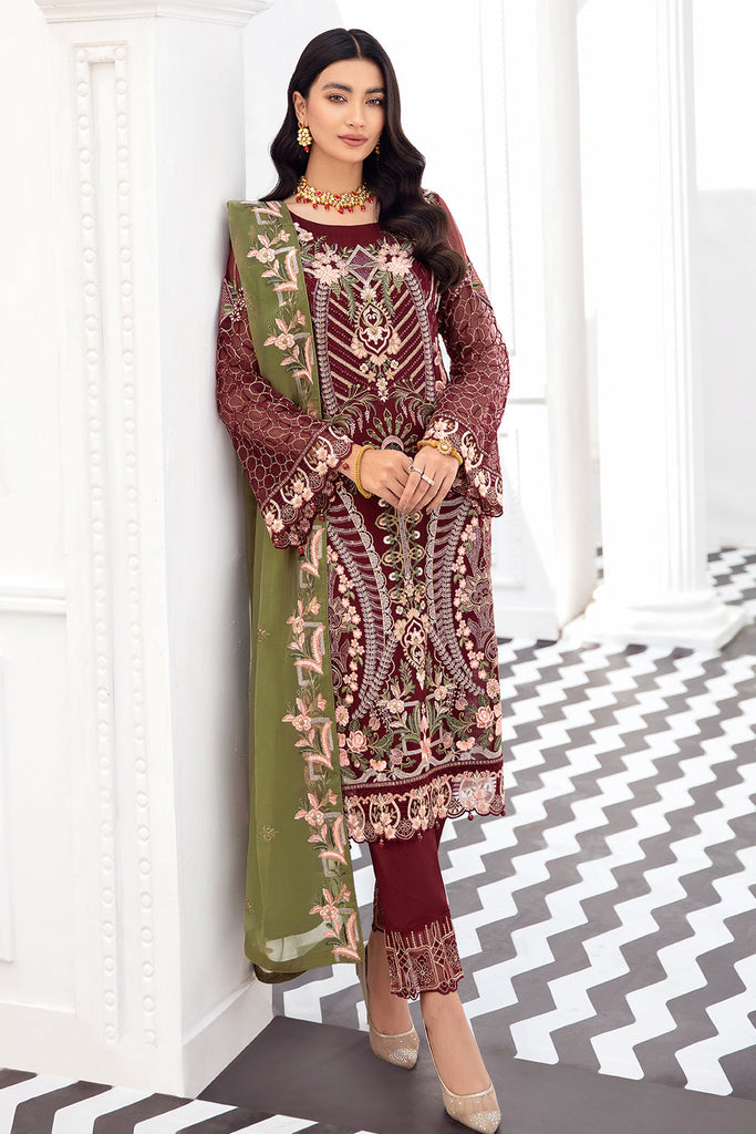 Ramsha Rangoon Lawn Suits Vol-08 2022 - D-810