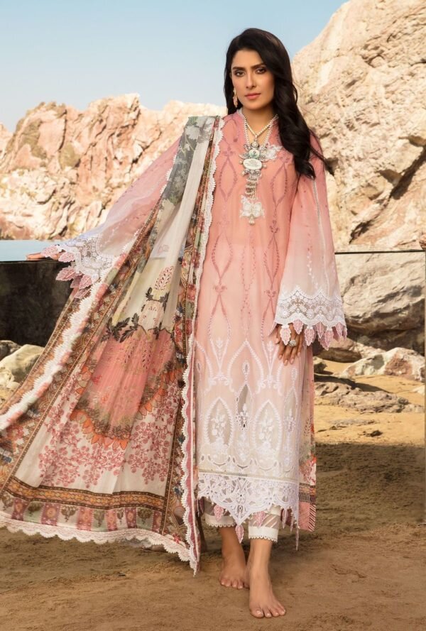 Noor Luxury Lawn by Sadia Asad 2021 – D10-B
