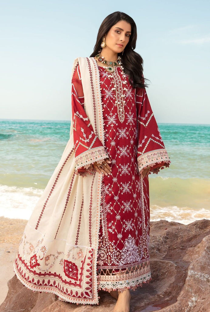 Noor Luxury Lawn by Sadia Asad 2021 – D12-B