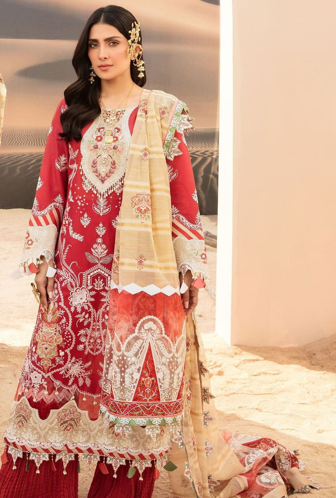 Noor Luxury Lawn by Sadia Asad 2021 – D9-A