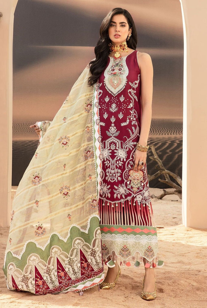 Noor Luxury Lawn by Sadia Asad 2021 – D9-B