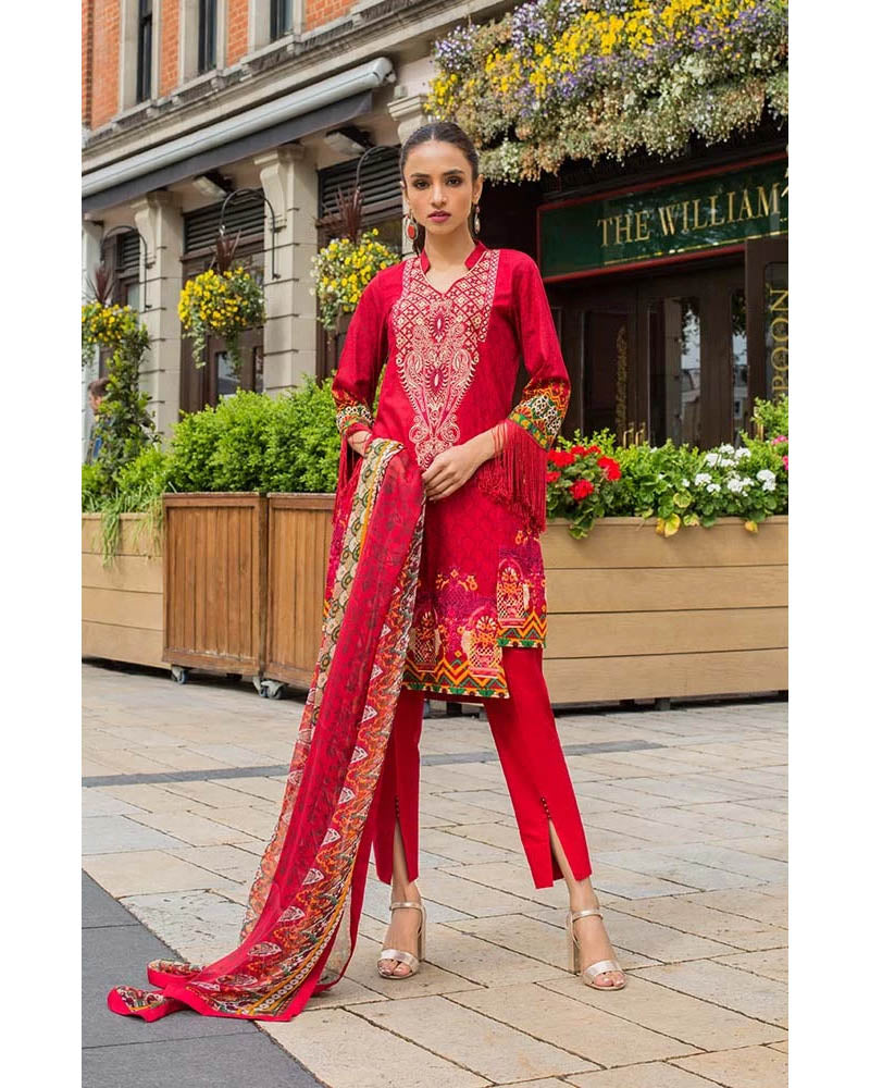 Mahnoor Lawn Collection 19 Salwar Suit DN-01A
