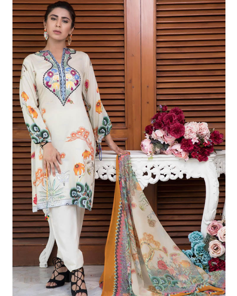 Rang Rez Lawn Volume 3 Pakistani Suit DN-02