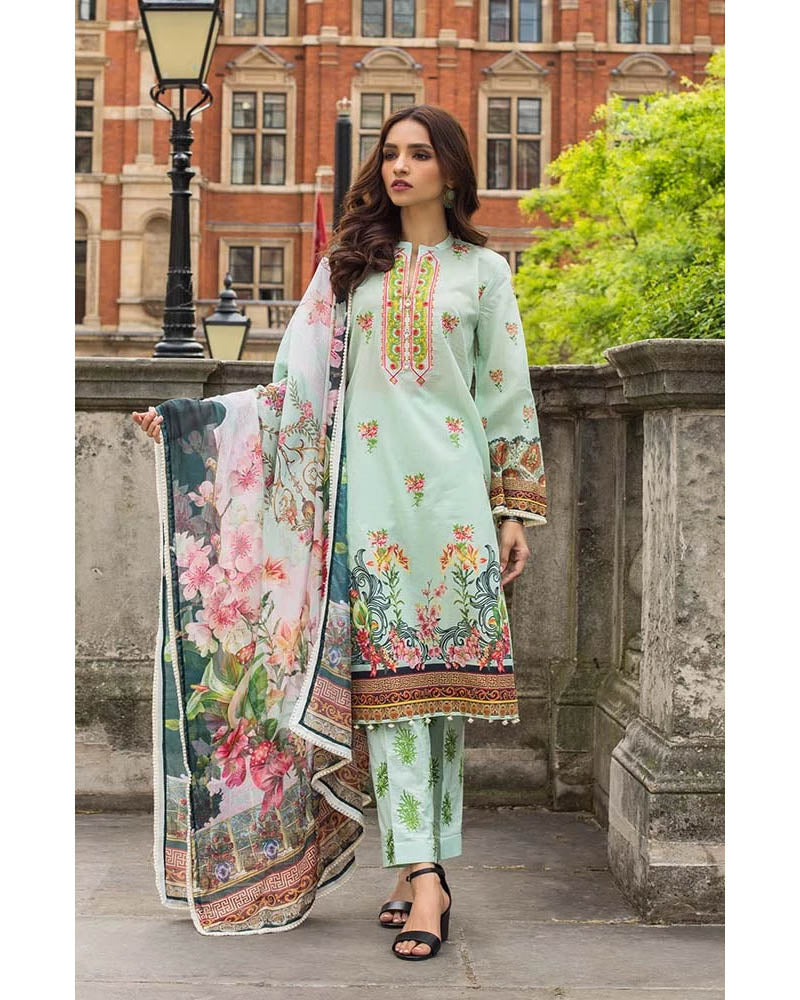 Mahnoor Lawn Collection 19 Salwar Suit DN-02A