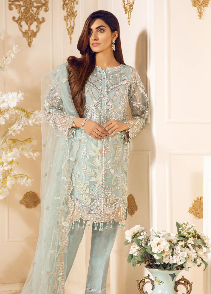 Mashq Premium Collection Embroidered Pakistani Suit - DN-02