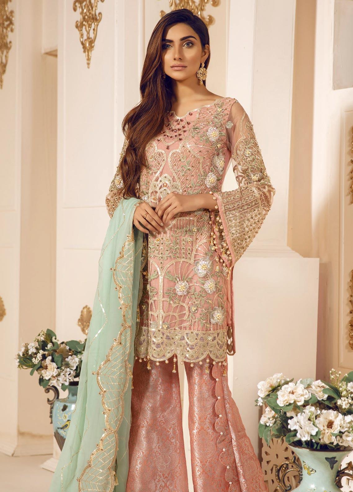 Mashq Premium Collection Embroidered Pakistani Suit - DN-04