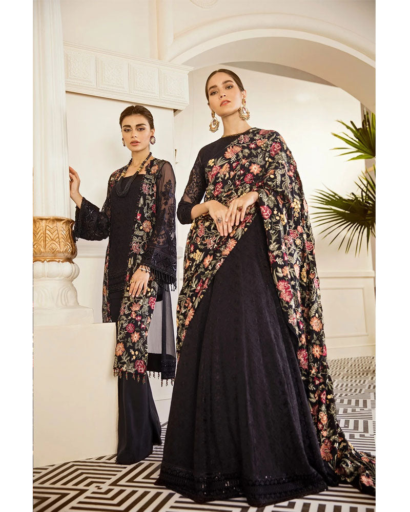 Baroque Chantelle Chiffon Pakistani Salvar Suit Exotica DN-04