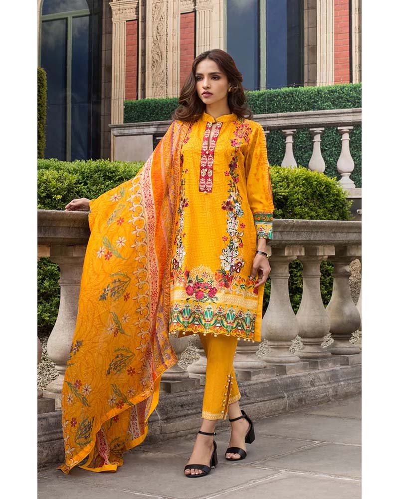 Mahnoor Lawn Collection 19 Salwar Suit DN-07A