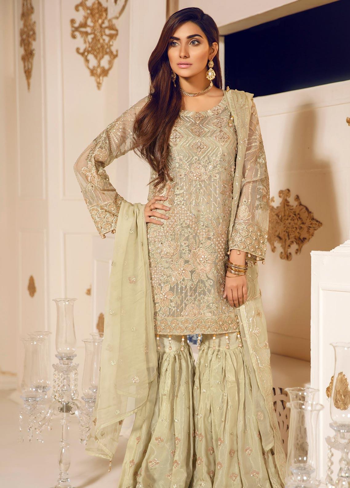 Mashq Premium Collection Embroidered Pakistani Suit - DN-06