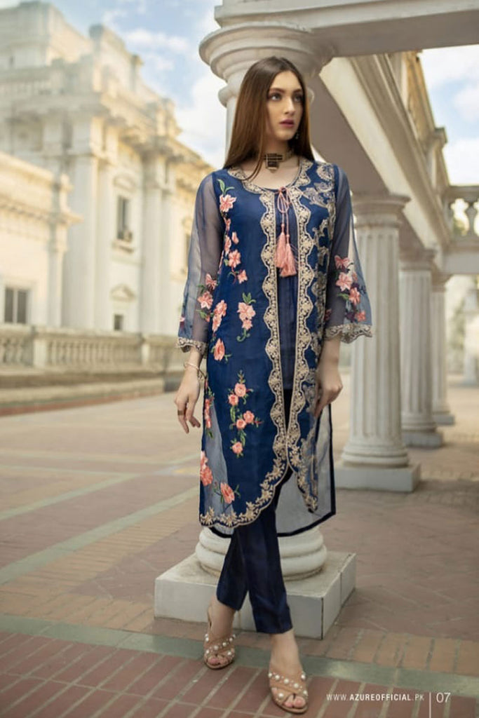 Azure Luxury Formal Pakistani Kurtis DN-06