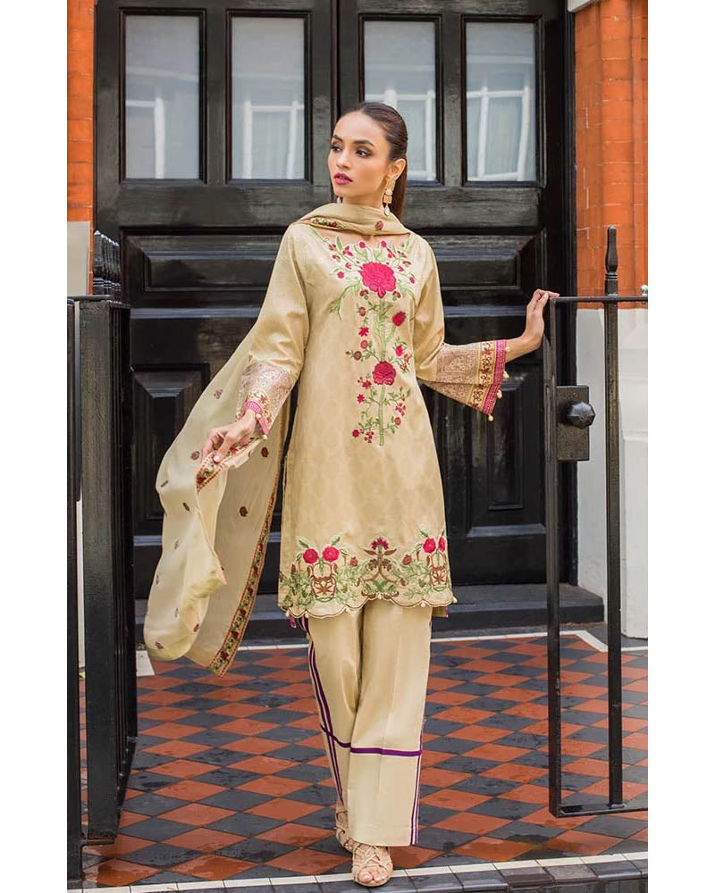 Mahnoor Lawn Collection 19 Salwar Suit DN-08